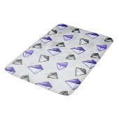 Wiskunde Geometry Geek Pyramid Patroon Badmat (Gekanteld)
