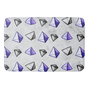 Wiskunde Geometry Geek Pyramid Patroon Badmat