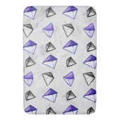 Wiskunde Geometry Geek Pyramid Patroon Badmat (Voorkant Verticaal)
