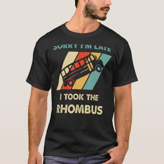 Wiskunde Geometry Nerd Sorry dat ik te laat ben om T-shirt (Voorkant)