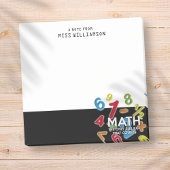 Wiskunde Gepersonaliseerde Naam Leraar Student Post-it® Notes