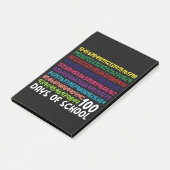 Wiskunde Getallen 100e Dag van School Leraar Kinde Post-it® Notes (Schuin)