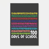 Wiskunde Getallen 100e Dag van School Leraar Kinde Post-it® Notes (Voorkant)