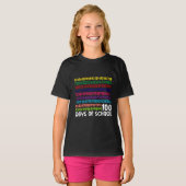 Wiskunde Getallen 100e Dag van School Leraar Kinde T-shirt (Voorkant volledig)