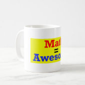 Wiskunde = Geweldige Mok (Voorkant links)