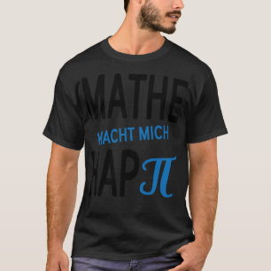 Wiskunde gezegde Gelukkig schoolwater T-shirt