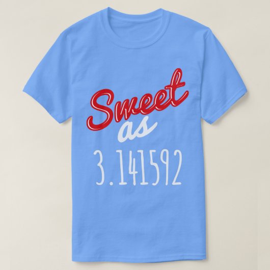 Wiskunde Gift Pi Hoogleraar docent T-shirt (Design voorkant)