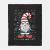 Wiskunde Gnome Family Matching Group kerstparty Fleece Deken (Voorkant)