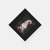 Wiskunde Gnome Family Matching Group kerstparty Servet (Hoek)