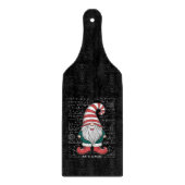 Wiskunde Gnome Family Matching Group kerstparty Snijplank (Voorkant)