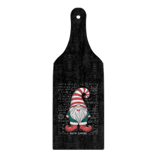 Wiskunde Gnome Family Matching Group kerstparty Snijplank (Voorkant)