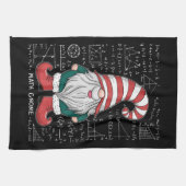 Wiskunde Gnome Family Matching Group kerstparty Theedoek (Horizontaal)