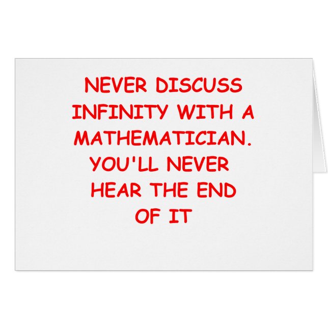 wiskunde grap (Voorkant Horizontaal)