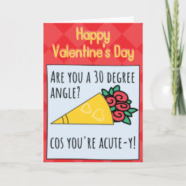 Wiskunde grap Acute-y Grappige Valentijnkaart Kaart