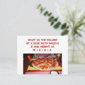 wiskunde grap briefkaart (Staand voorkant)