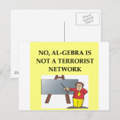 wiskunde grap briefkaart (Voorkant / Achterkant)