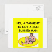 wiskunde grap briefkaart (Voorkant / Achterkant)