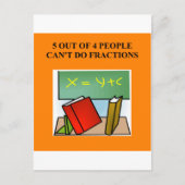 wiskunde grap briefkaart (Voorkant)