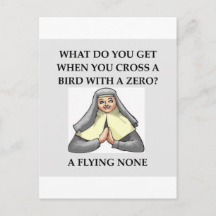 wiskunde grap briefkaart