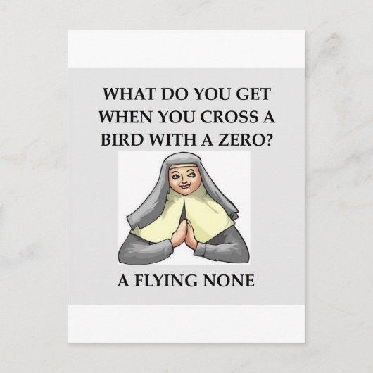 wiskunde grap briefkaart (Voorkant)