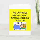 wiskunde grap kaart (Voorkant)