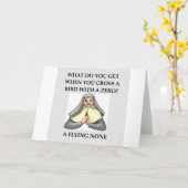 wiskunde grap kaart (Gele Bloem)