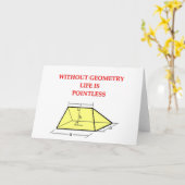 wiskunde grap kaart (Gele Bloem)