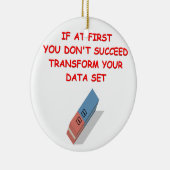 wiskunde grap keramisch ornament (Rechts)