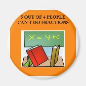 wiskunde grap magneet (Voorkant)