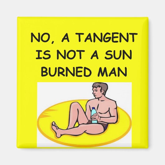 wiskunde grap magneet (Voorkant)