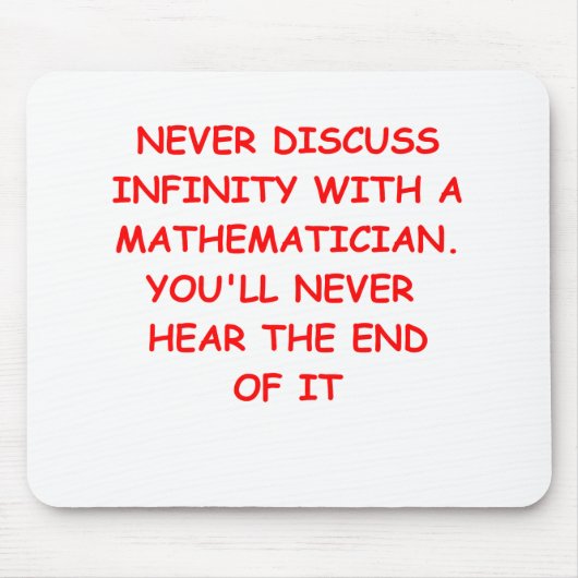 wiskunde grap muismat (Voorkant)