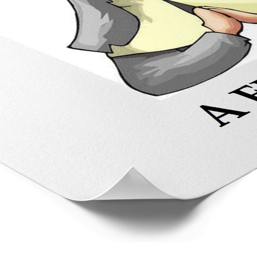 wiskunde grap poster (Hoek)