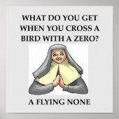 wiskunde grap poster (Voorkant)