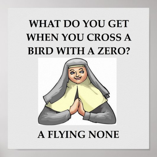 wiskunde grap poster (Voorkant)