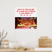 wiskunde grap poster (Keuken)