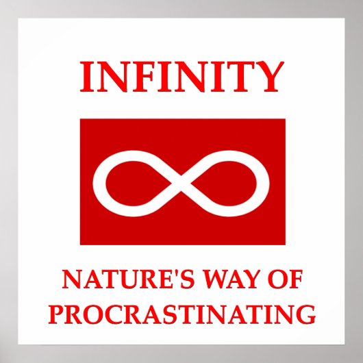 wiskunde grap poster (Voorkant)