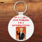 wiskunde grap sleutelhanger (Voorkant)