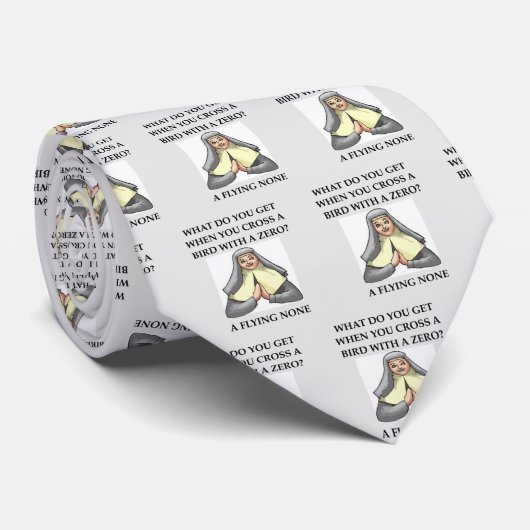 wiskunde grap stropdas (Opgerold)