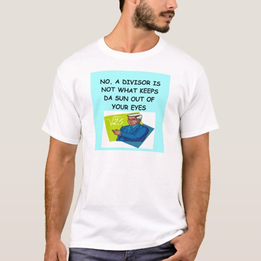 wiskunde grap t-shirt (Voorkant)