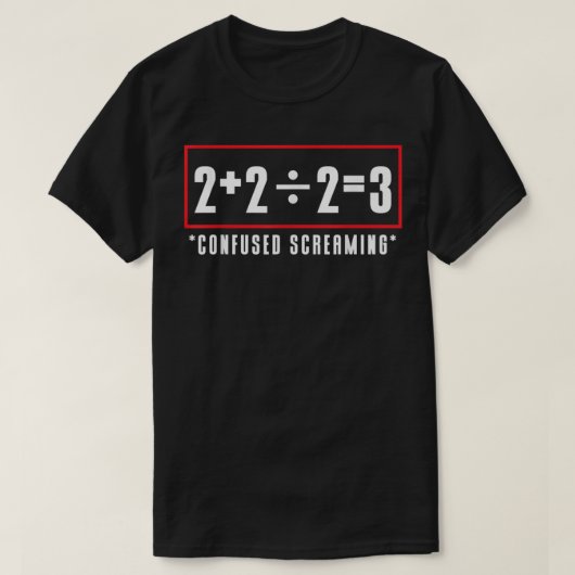 wiskunde grappige wiskunde vergelijking wiskunde t-shirt (Design voorkant)