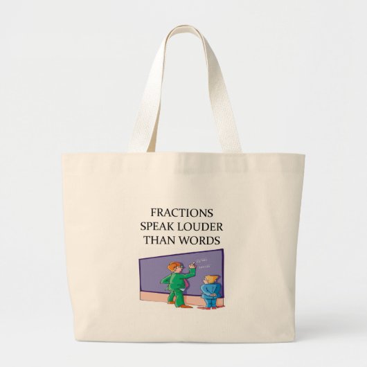 WISKUNDE GROTE TOTE BAG (Voorkant)