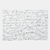 Wiskunde handgeschreven berekeningen Illustraties Theedoek (Horizontaal)