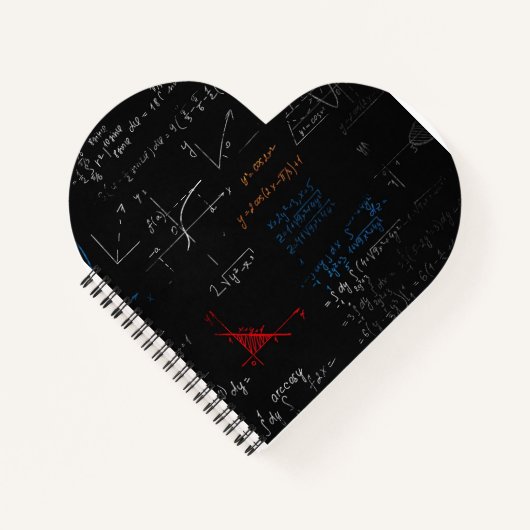 Wiskunde hart Notitieboek (Voorkant)