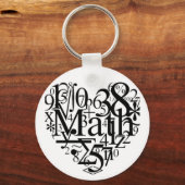 Wiskunde hart sleutelhanger (Voorkant)