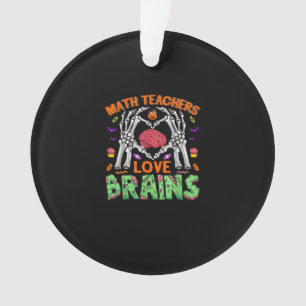 Wiskunde Hersenhart Skelet Hand Zombie Halloween Ornament