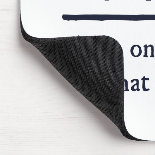 Wiskunde het enige onderwerp dat telt muismat (Hoek)