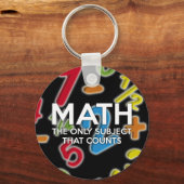 Wiskunde. Het enige onderwerp dat telt Sleutelhanger (Voorkant)