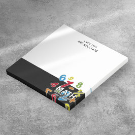 Wiskunde het enige vak dat telt Leuk citaat Post-it® Notes