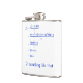 Wiskunde Heupfles (Links)