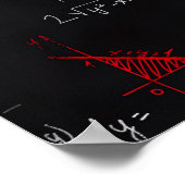 Wiskunde Horizontaal Poster (Hoek)